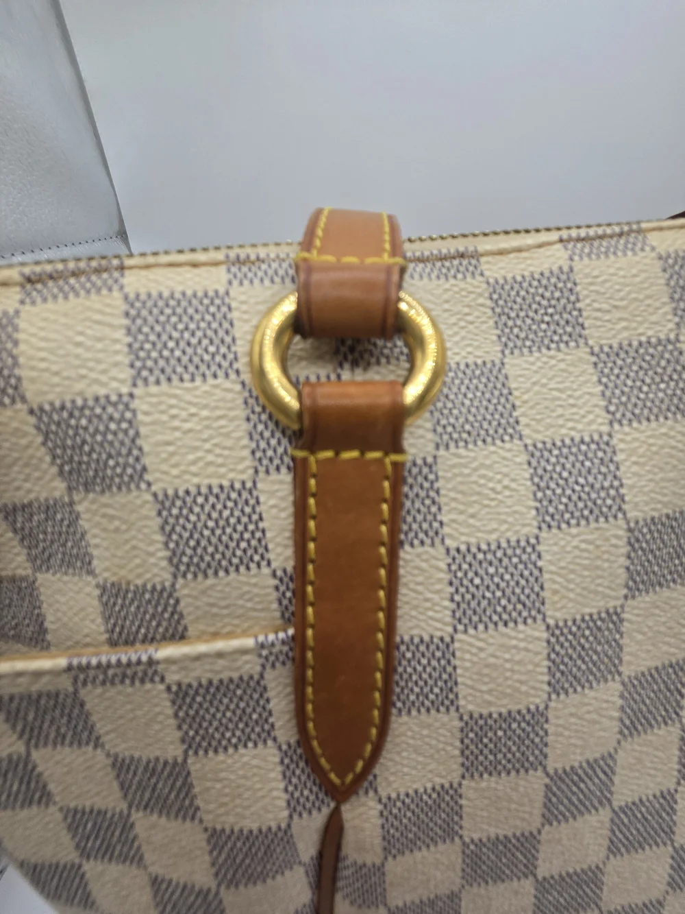 Authentic Preloved Louis Vuitton Damier Azur Totally PM Purse W Dust Bag & COA